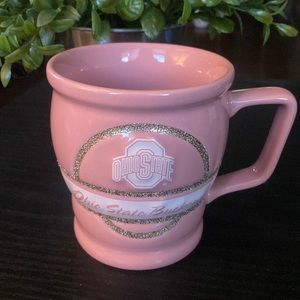 OHIO STATE BUCKEYES Authentic Collegiate Licensed Pink Glittered Mug - Free Ship
